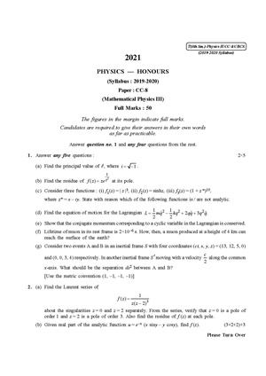 CU-2021 B.Sc. (Honours) Physics Semester-IV Paper-CC-8 QP.pdf