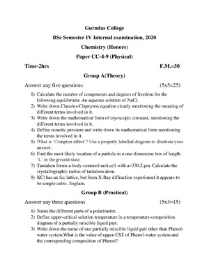 GC-2020 B.Sc. (Honours) Chemistry Semester-IV Paper-CC-4-9 QP.pdf