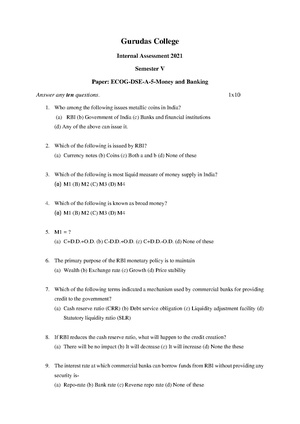GC-2021 B.Sc. (General) Economics Semester-V Paper-DSE-A-5 IA QP.pdf