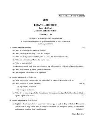 CU-2021 B.Sc. (Honours) Botany Semester-VI Paper-DSE-A-3 QP.pdf