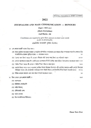 CU-2022 B.A. (Honours) Journalism Semester-3 Paper-SEC-A-2 QP.pdf