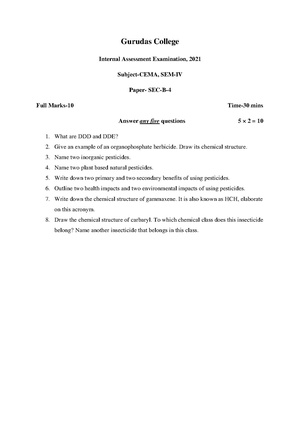 GC-2021 B.Sc. (Honours) Chemistry Semester-IV Paper-SEC-B-4 IA QP.pdf
