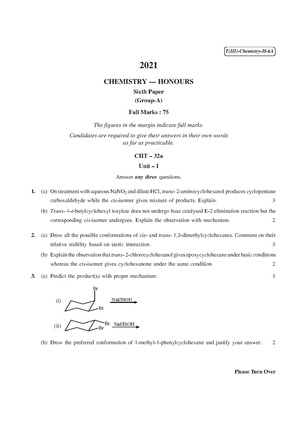 CU-2021 B.Sc. (Honours) Chemistry Part-III Paper-VI (Group-A) QP.pdf