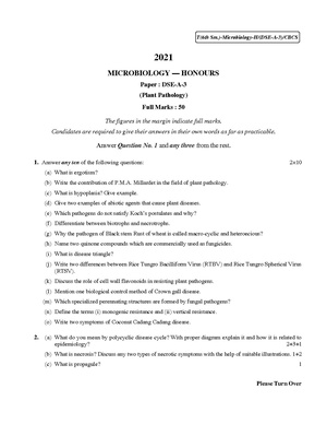 CU-2021 B.Sc. (Honours) Microbiology Semester-VI Paper-DSE-A-3 QP.pdf