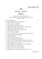 CU-2020 B.Sc. (Honours) Zoology Semester-III Paper-CC-7 QP.pdf
