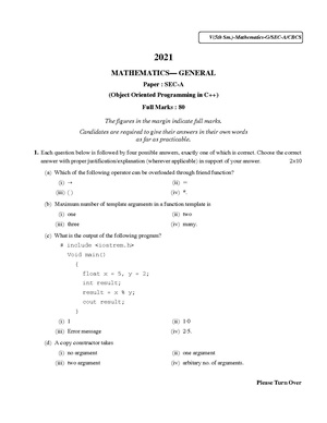 CU-2021 B.Sc. (General) Mathematics Semester-5 Paper-SEC-A QP.pdf