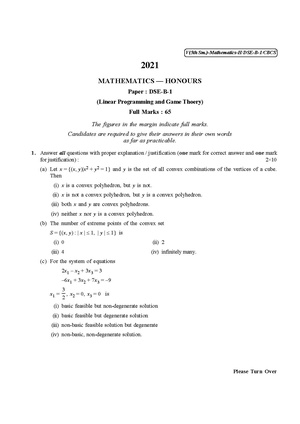 CU-2021 B.Sc. (Honours) Mathematics Semester-5 Paper-DSE-B-1 (Linear Programming) QP.pdf