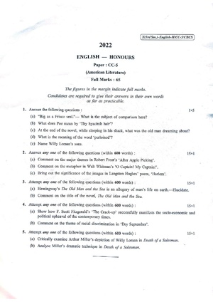 CU-2022 B.A. (Honours) English Semester-3 Paper-CC-5 QP.pdf