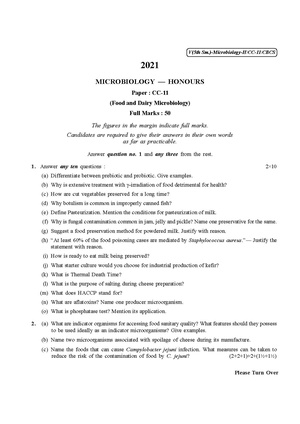 CU-2021 B.Sc. (Honours) Microbiology Semester-5 Paper-CC-11 QP.pdf