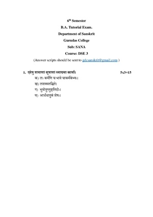 GC-2021 B.A. (Honours) Sanskrit Semester-VI Paper-DSE-3 TE QP.pdf