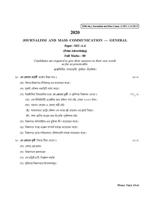 CU-2020 B.A. (General) Journalism Semester-V Paper-SEC-A-4 QP.pdf