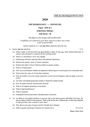 CU-2020 B.Sc. (Honours) Microbiology Semester-V Paper-DSE-B-1 QP.pdf