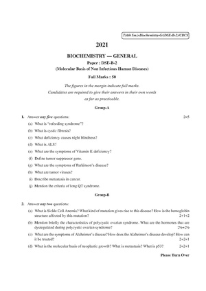 CU-2021 B.Sc. (General) Biochemistry Semester-VI Paper-DSE-B-2 QP.pdf