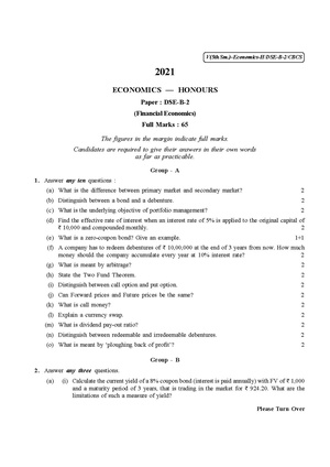 CU-2021 B.A. B.Sc. (Honours) Economics Semester-5 Paper-DSE-B-2 QP.pdf