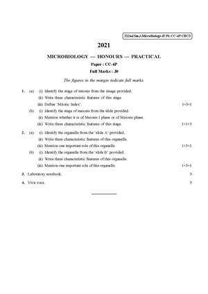 CU-2021 B.Sc. (Honours) Microbiology Semester-II Paper-CC-4P Practical QP.pdf