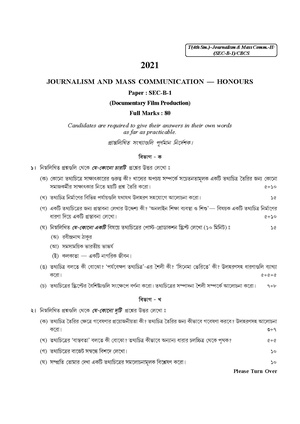 CU-2021 B.A. (Honours) Journalism Semester-IV Paper-SEC-B-1 QP.pdf