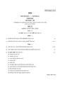 CU-2020 B.A. (General) Sociology Part-III Paper-IV (Set-2) QP.pdf