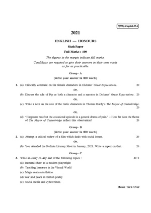 CU-2021 B.A. (Honours) English Part-III Paper-VI QP.pdf