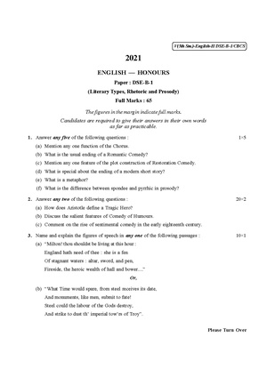 CU-2021 B.A. (Honours) English Semester-5 Paper-DSE-B-1 QP.pdf