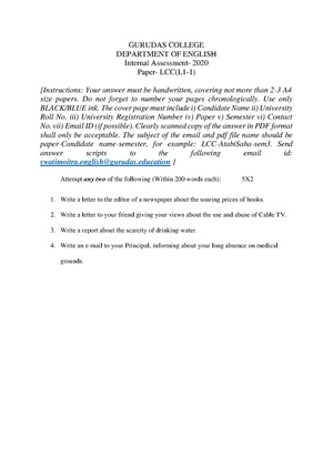 GC-2020 B.A. (General) English Semester-III Paper-LCC-1 IA QP.pdf