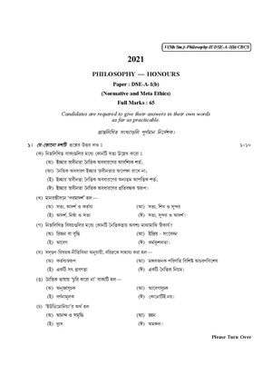 CU-2021 B.A. (Honours) Philosophy Semester-5 Paper-DSE-A-1(b) QP.pdf