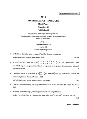 CU-2018 B.Sc. (Honours) Mathematics Paper-III Module-V QP.pdf