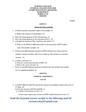 GC-2020 B.Sc. (Honours) Computer Science Semester-IV Paper-CC-10 QP.pdf