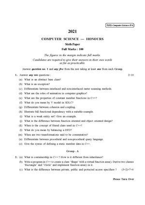 CU-2021 B.Sc. (Honours) Computer Science Part-III Paper-VI QP.pdf