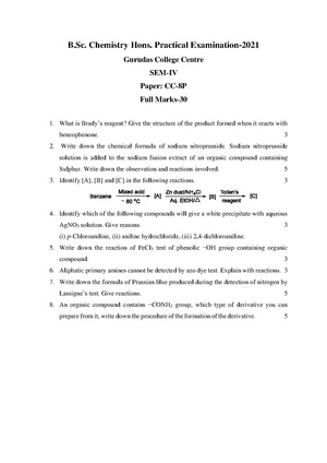 GC-2021 B.Sc. (Honours) Chemistry Semester-IV Paper-CC-8P Practical QP.pdf