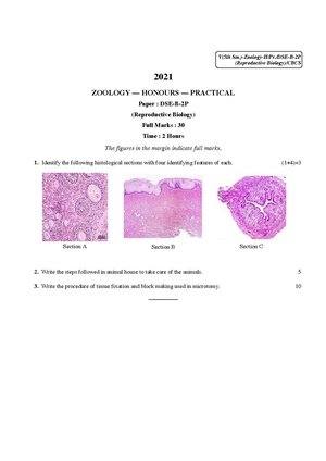 CU-2021 B.Sc. (Honours) Zoology Semester-5 Paper-DSE-B-2P QP.pdf
