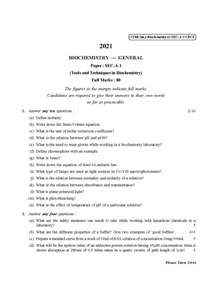 CU-2021 B.Sc. (General) Biochemistry Semester-5 Paper-SEC-A-1 QP.pdf
