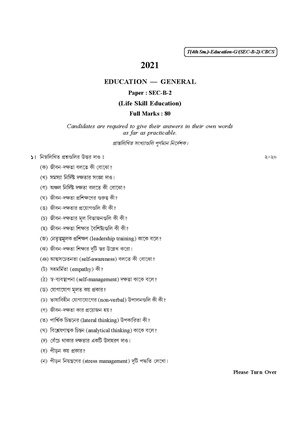 CU-2021 B.A. (General) Education Semester-IV Paper-SEC-B-2 QP.pdf