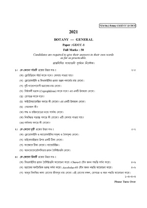 CU-2021 B.Sc. (General) Botany Semester-1 Paper-CC1-GE1 QP.pdf