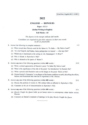 CU-2022 B.A. (Honours) English Semester-2 Paper-CC-3 QP.pdf