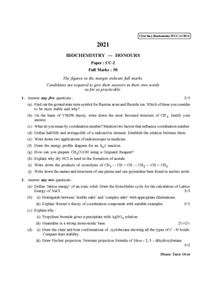 CU-2021 B.Sc. (Honours) Biochemistry Semester-1 Paper-CC-2 QP.pdf