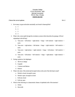GC-2020 B.Sc. (General) Zoology Semester-III Paper-CC-3-TH IA QP.pdf