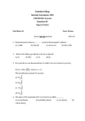 GC-2021 B.Sc. (General) Chemistry Semester-IV Paper-CC4-GE4 IA QP.pdf