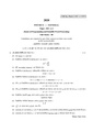 CU-2020 B.Sc. (General) Physics Semester-V Paper-SEC-A-1 QP.pdf