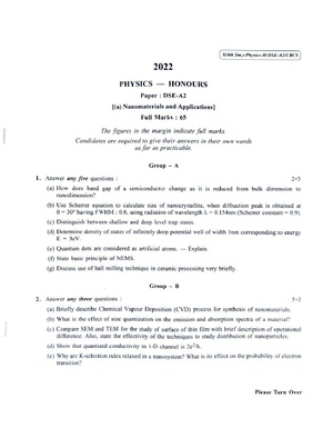 CU-2022 B.Sc. (Honours) Physics Semester-6 Paper-DSE-A-2 QP.pdf