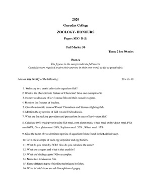 GC-2020 B.Sc. (Honours) Zoology Semester-IV SEC-B(1) Theory QP.pdf